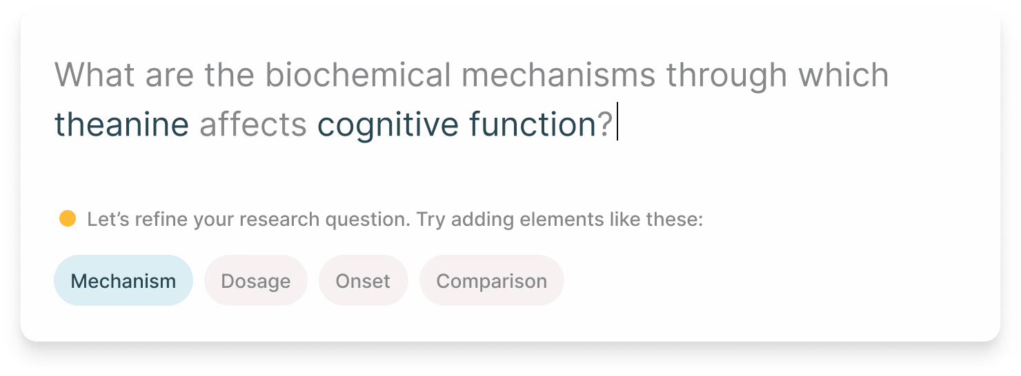 Elicit query refinement